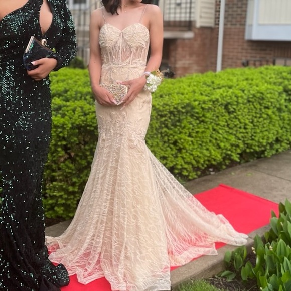 Mermaid tail prom dress - Picture 1 of 4